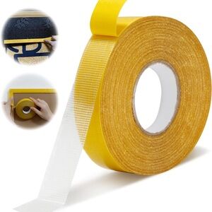 Double-sided heavy-duty, high-tack fabric installation tape (0.79IN*66 FT)